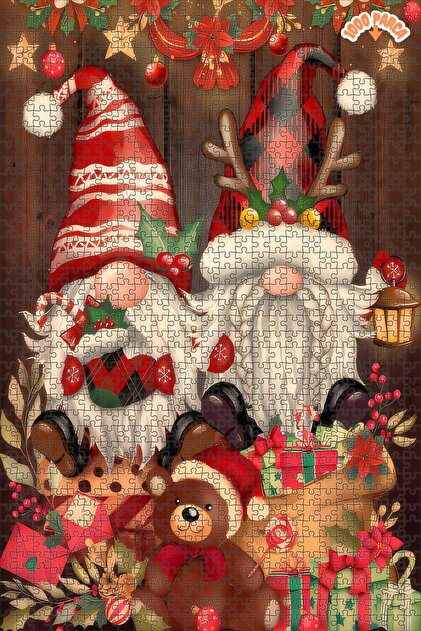 Noelanilana様 Teona Ahşap Kardan Adam Noel Gecesi Dekoratif Çift Katlı Çerçeveli