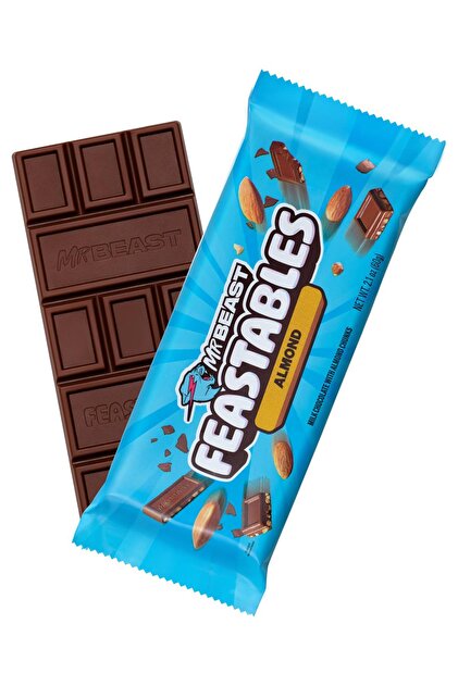 Feastables Mr Beast Almond Çikolata Bar 60GR - Fiyatı, Yorumları