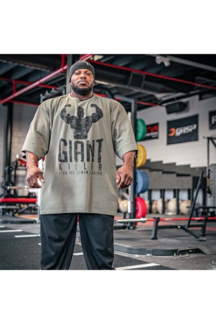 Giant Killer Iron Tee Washed Green