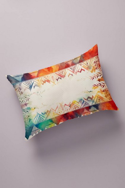 Decorative Bead Quilted Surface Pillow Case (50x70cm) 429