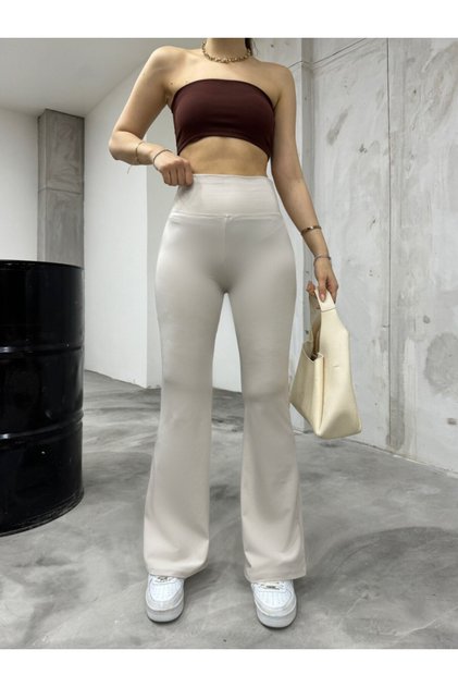 Women's High Waist Recovery Flared Leg Leggings Pants