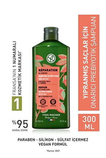 Yves Rocher Restorative Shampoo Helps Hair Strands Repair
