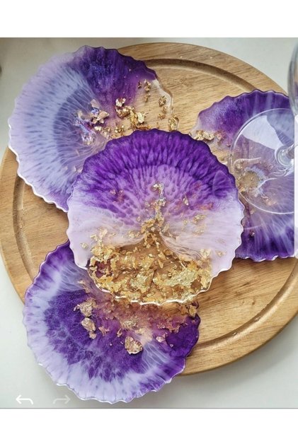 Epoxy Coaster Set of 4