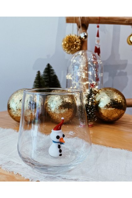 New Year New Year Handmade Figured Glass Set (6 Pieces)