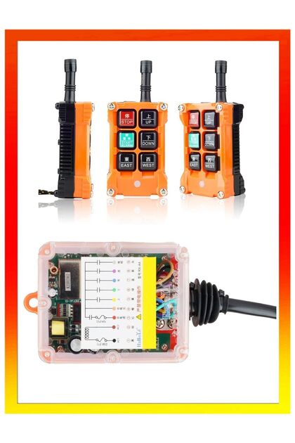 Endüstriyel Vinç Uzaktan Kumanda ( 4 Hareket 220 Volt )