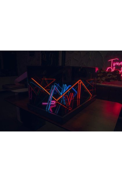 Neon Led Masa Orta Sehpa