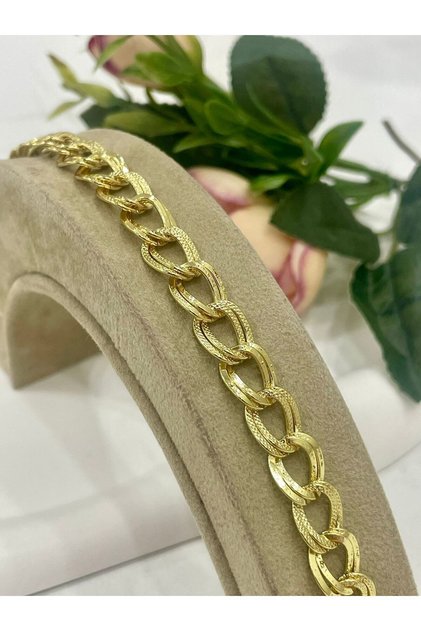 316l Çelik Gold Renk Samanyolu Model Kadın Bileklik (17/22CM)