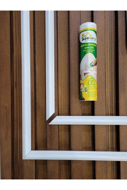 Dekoratif Boyanabilir 4 Cm Duvar Çıtası 1 Adet 120cm*120cm Hazır Kesimli Çerçeve