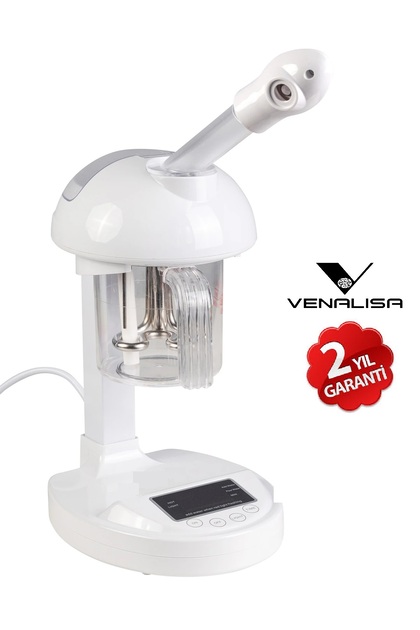 OZONA PURE LABO 美容家電 ホワイト Venalisa Masaüstü Buhar Makinesi Vapozon Ozonlu Yüz Buhar Dijital