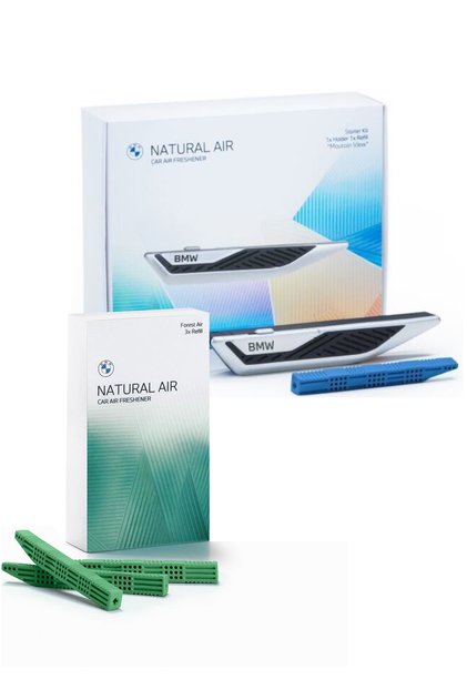 BMW Natural Air başlangıç kiti 2023 Uyumlu Mountain View + Forest Air Aroma Kartuşu