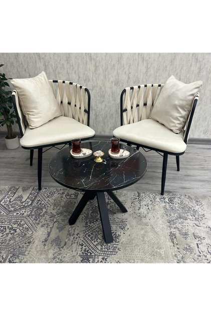 Balkon,Teras,Kafe,Çay Seti İkili Takım Gözde çay seti takımı