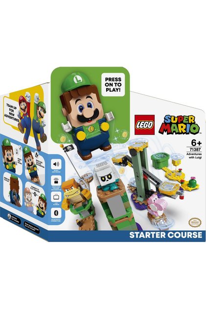 ® Super Mario™ Luigi ile Maceraya Başlangıç Seti 71387 - Çocuklar için Yapım Seti (280 Parça)
