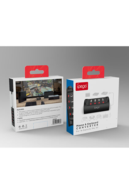 ipega PS4/Nintendo Switch/Xbox One Kablolu Klavye ve Mouse