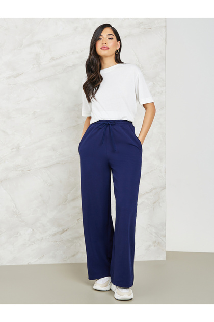 Wide Leg Jogger with Side Pocket