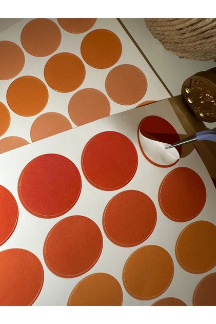 Dot Dot Sticker Scrapbook Journal 1 Sheet (30 Pieces Dots)