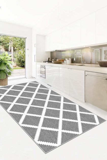 Digital Print Washable Non-Slip Sole Stain Resistant Kitchen Rug Living Room Rug And Runner Rug