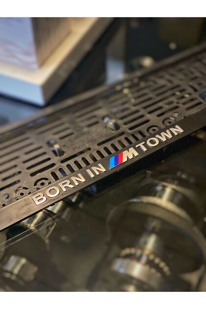 Bmw Born In M Town Orjinal Ön Ve Arka Plakalık