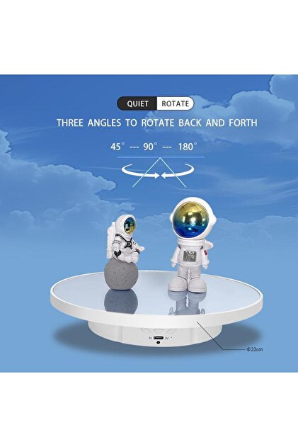 UFO10 SSパネル 2セット Schulzz 2in1 Aynalı 360°Dönen Uzaktan Kumandalı Sunum Standı 10 KG