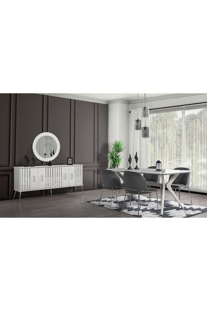Erva %100 MDF Yemek Odası Takımı