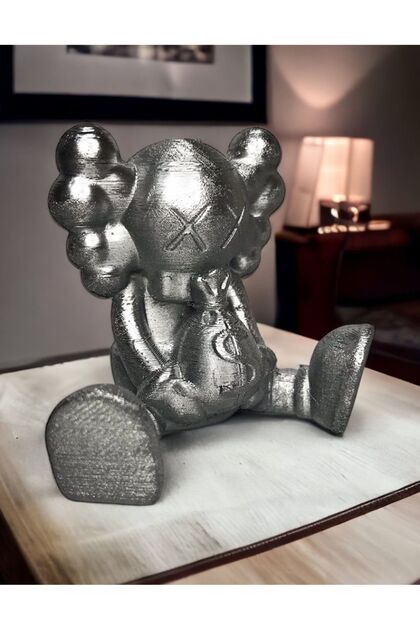 Kayseri Boyalı Figür Zengin Kaws Figür Büyük Boy 20cm