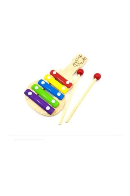 Educational Wooden Xylophone, Sound Cellophane Toy Wooden Metallophone Vote