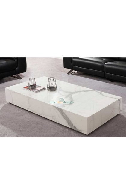 Porselen Mermer Masa Orta Sehpa 130 Cm X 60 Cm