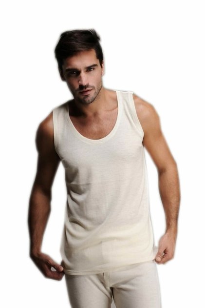 Men's Ecru Tank Top