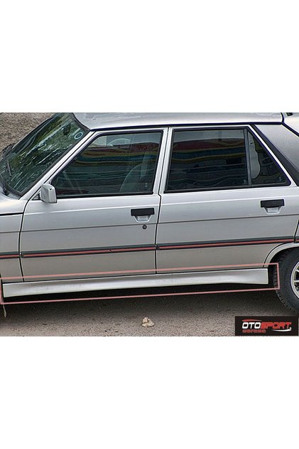 OTOSPORT Renault 9 Flash Marşpiyel Sağ Sol Takım Fiberglass