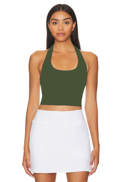 Women's Lace-Up Jarse Crop Top