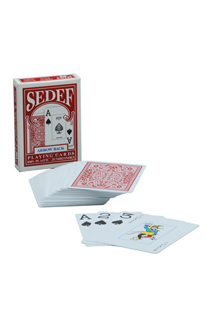 Sedef JUMBO POKER Oyun Kağıdı % 100 plastik - Fiyatı, Yorumları