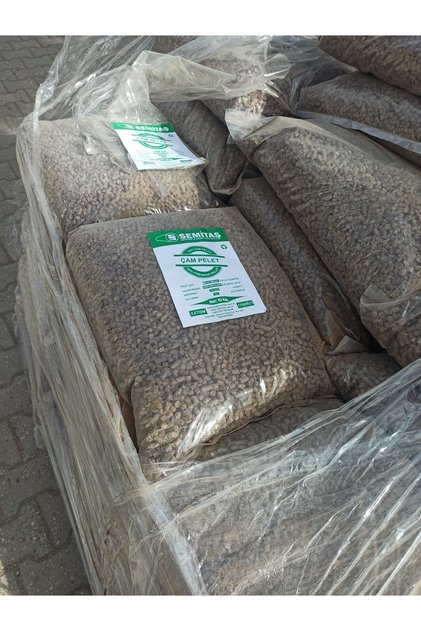 %100 Organik Çam Pelet 10 Kg 8 mm