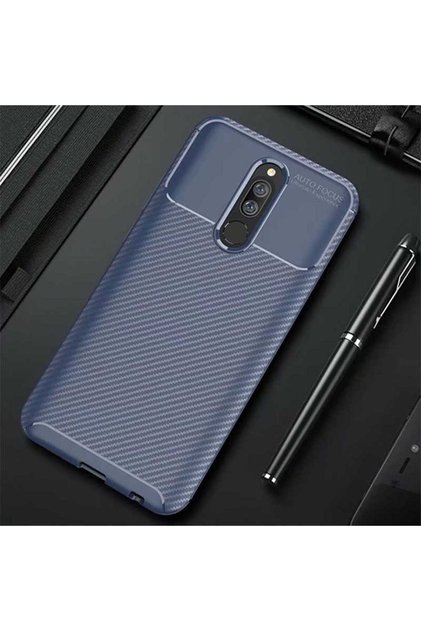 Xiaomi Redmi 8 Kılıf Negro Silikon Karbon İz Yapmaz Kapak