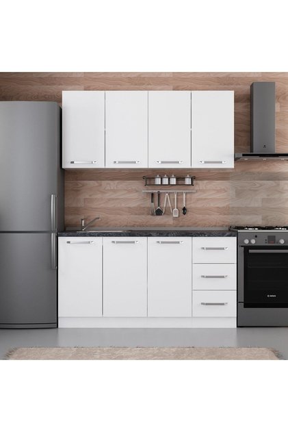 160 Cm Mutfak Dolabı Beyaz 160-b1