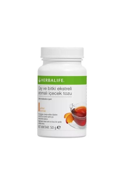 Çay ve Bitki Ekstreli Aromalı İçecek Tozu Şeftali Aromalı