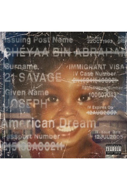 EPIC RECORDS YABANCI PLAK - 21 Savage / American Dream (2LP) - Fiyatı