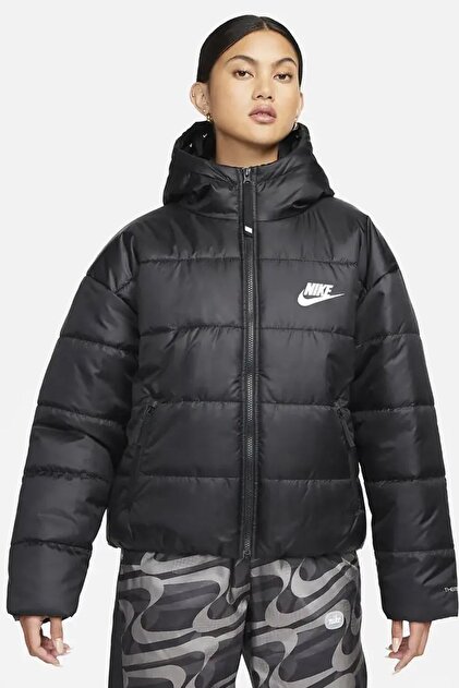 Nike Sportswear Syn Therma-fıt Rpl Hd Kadın Siyah Mont Dx1797