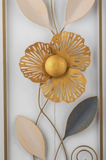 Doreline Doreart Orchid Metal Duvar Tablosu, Ev Ofis Duvar Panosu