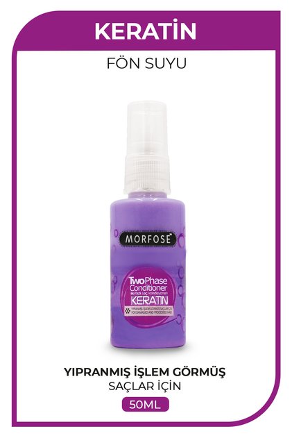 Çift Fazlı Fön Suyu Keratin 50 ml
