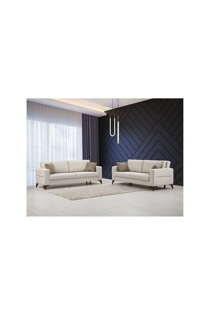 Kristal 3+3 Koltuk Takımı Bej
