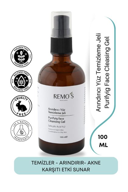 Purifying Facial Cleansing Gel with Salicylic Acid (2% Bha)