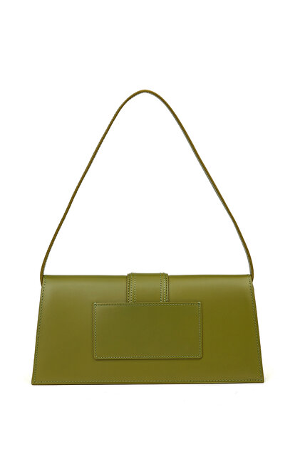 JACQUEMUS Le Bambino Haki Kadın Deri Omuz Çantası - Fiyatı, Yorumları
