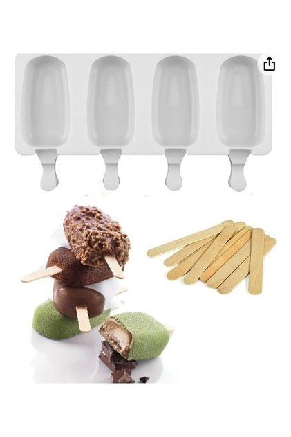 Magnum Mold Large Size with 50 Ice Cream Sticks as a Gift