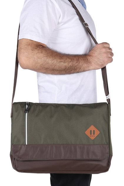 Strong 15.6 Inch Laptop Compartment Shoulder Strap Messenger Bag Kft04