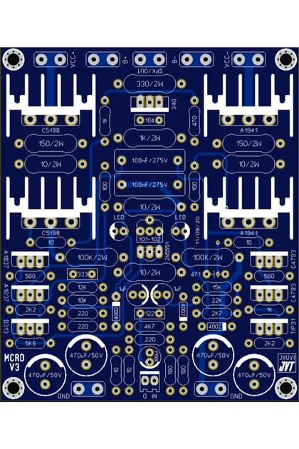 Amfi Devresi Çift Kanal Stereo 2000 Watt C5198 - C4793