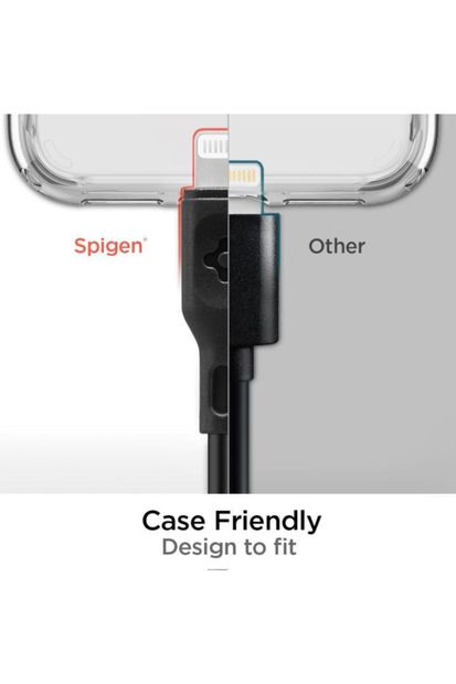 Spigen Essential Apple Usb-c To Lightning Pd Hızlı Şarj Ve Data Kablo Mfı Lisanslı 1 M C10cl Black - 8