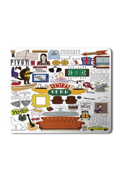 Friends Central Perk Seat Mouse Pad Mousepad