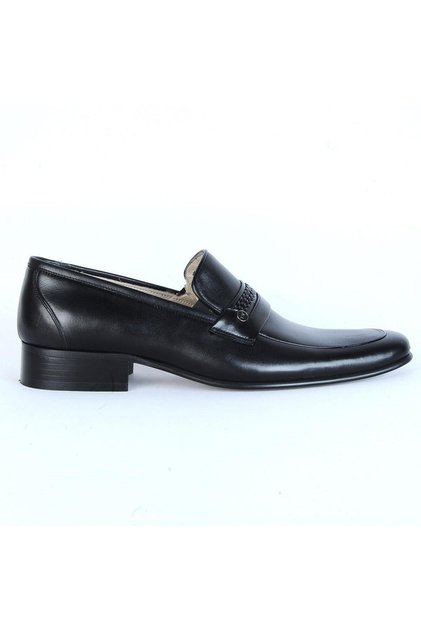 Single Star 1004 Black Neolit 100% Leather Men's Classic Shoes