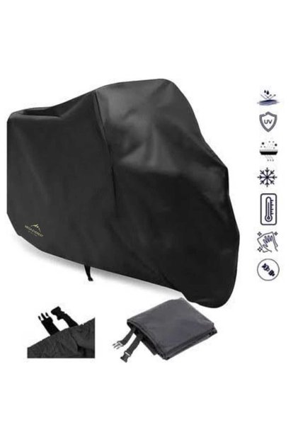 Uyumlu MOTOSİKLET BRANDASI SİYAH MOTOR BRANDASI