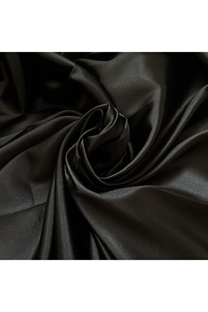 Black Satin Fabric 150 cm Width (Imported Satin)