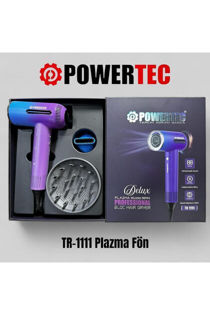 Powertec Tr-1111 Delux Plazma Digital Fön Makinası - Fiyatı, Yorumları
